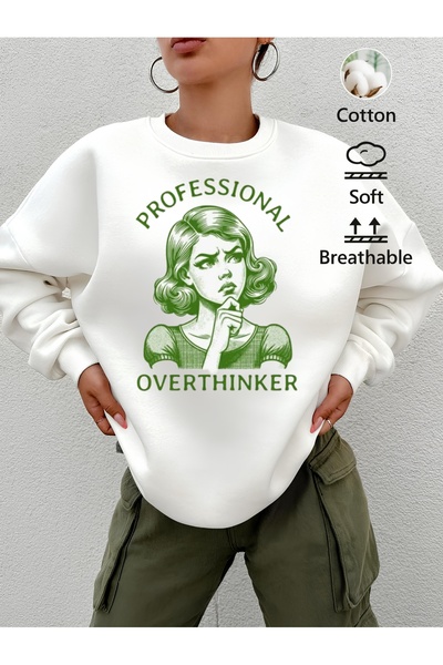 Jose Clothing Μακρυμάνικο φούτερ με στάμπα Premium Oversize Cut