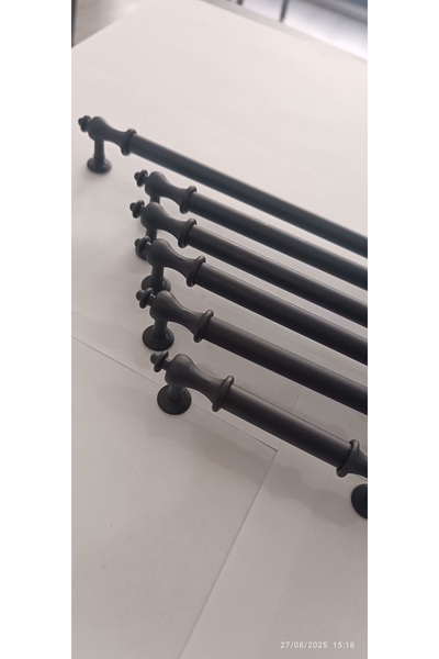 Arion NORTH Rome 224 MM NEGRU Mânere de mobilier pentru dulapuri moderne de lux cu sertare pentru garderobă