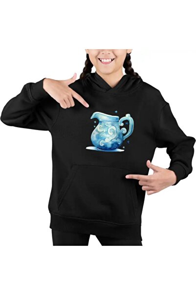OEM Kids Girls Aquarius Baby Hoodie Zodiac Horoscope Aquarius Astrology