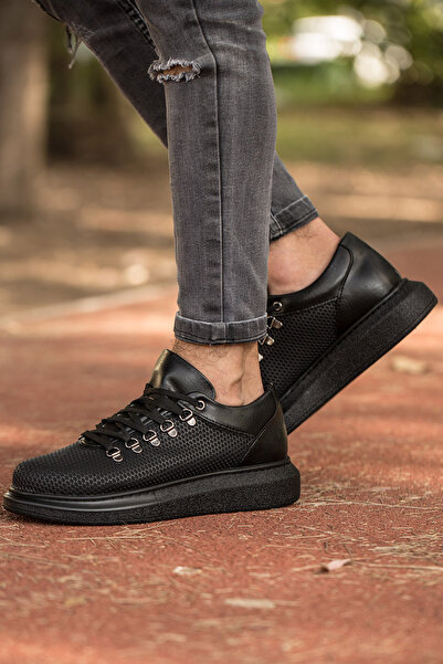 TEET MN021 - CST Favo Ανδρικά Παπούτσια ΜΑΥΡΑ