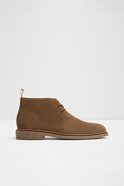 Aldo JEFREY - Erkek Kahverengi Hakiki Süet Slip-On Şık Bot