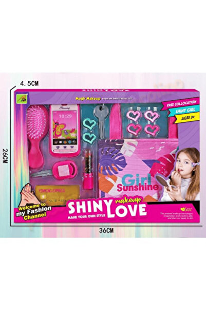 TUENGİ STORE Çocuklar İçin Gerçekçi Taklit Oyuncak Makyaj Güzellik Seti Model 1