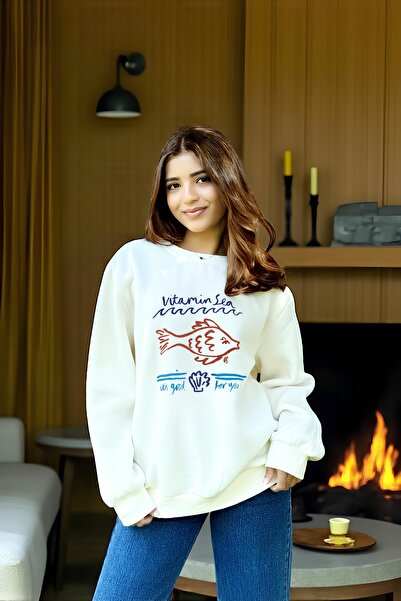 Jose Clothing Μακρυμάνικο φούτερ με στάμπα Premium Oversize Cut