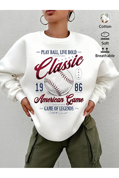 Jose Clothing Μακρυμάνικο φούτερ με στάμπα Premium Oversize Cut