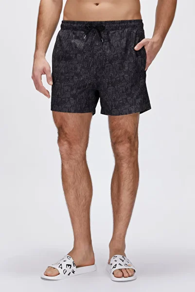 Bad Bear Moshe Black Men's Swim Shorts