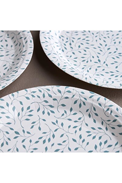 Generic Livs Ellipse 10-Piece Wood Pulp Disposable Side Plate Set - 23 cm