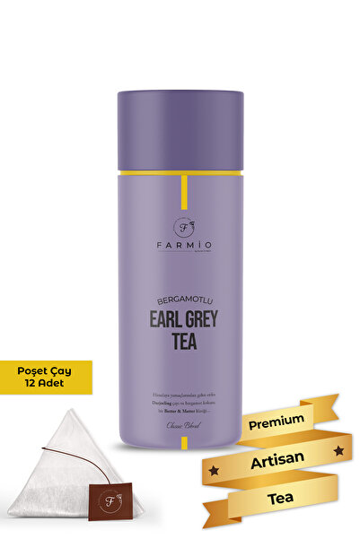 FARMİO Earl Grey – Darjeeling - Classic Blend – 12 Poşet – Bir Butter & Matter Klasiği