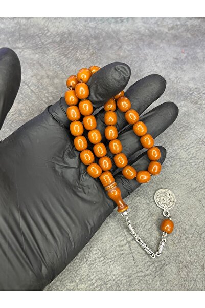 Mos Tespih High-End Colorful Crimped Amber Prayer Beads