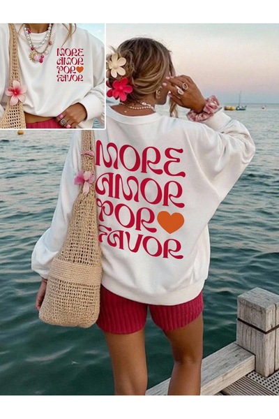 Jose Clothing Μακρυμάνικο φούτερ με στάμπα Premium Oversize Cut