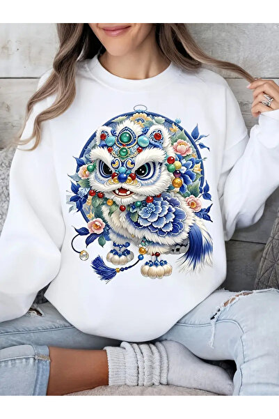 Jose Clothing Μακρυμάνικο φούτερ με στάμπα Premium Oversize Cut