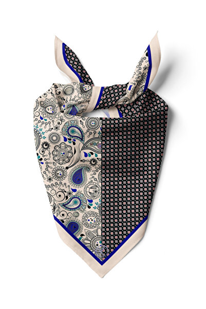 tuaipek Çift Ruh Desen 55x55cm Bandana/Fular