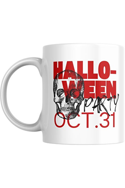 SiestaSafari Mug - Halloween Party Skull Novelty Invitation Gift