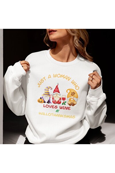 Jose Clothing سويت شيرت مطبوع بأكمام طويلة وقصة كبيرة الحجم