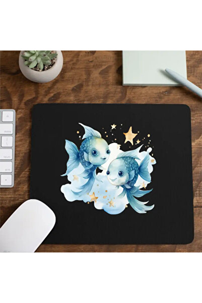 OEM Mousepad Pisces Baby Zodiac Horoscope Pisces Astrology