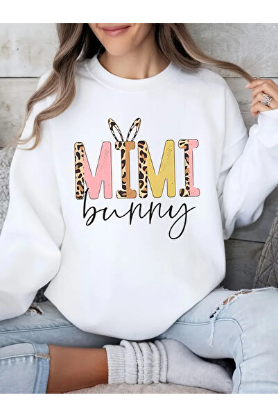 Jose Clothing سويت شيرت مطبوع بأكمام طويلة وقصة كبيرة الحجم