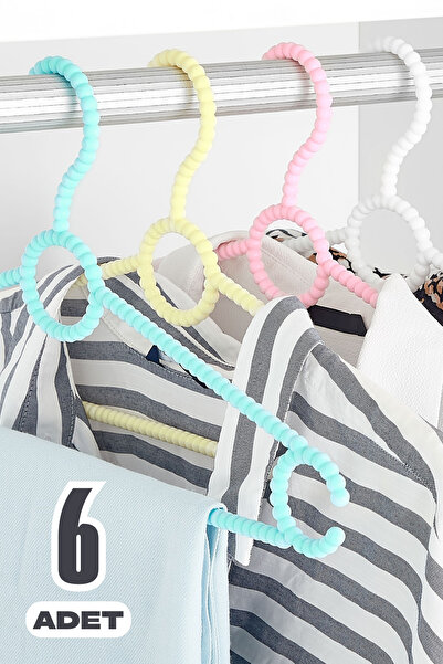 Beray 6 komada vešalica sa perlama - različite boje