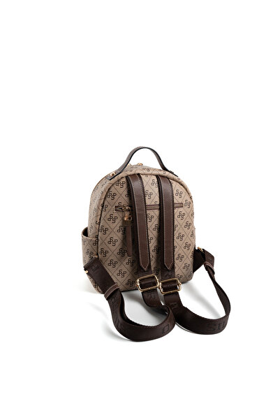 Silver Polo Women / Girls 1130-47426 Silver Polo Backpack M178 Dark Beige-Matte Brown