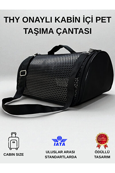 PETCIGO Omuz Askılı Kedi Köpek Taşıma Çantası | Kabin Boy | Uçak Onaylı | 10 ...