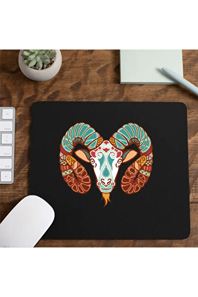OEM Mousepad Aries Zodiac Horoscope Aries Mandala Astrology