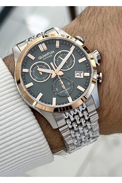 Quantum Steel Cord Function Men's Wristwatch