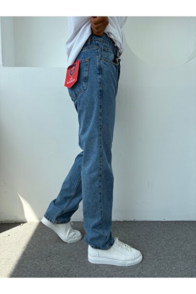 BARMEN STORE Premium Kalite Baggy Kalıp Kot Pantolon
