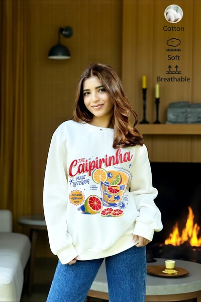 Bengi Clothing Преміум-светр з довгими рукавами та принтом