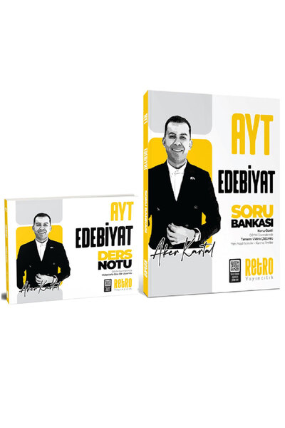 RETRO YAYINCILIK 2026 YKS AYT Edebiyat Ders Notları + Soru Bankası Tamamı Video Çözümlü Retro Yayıncılık