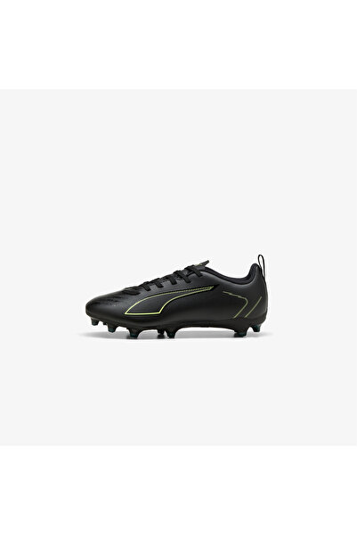 Puma Ultra 6 Play Fg-Ag Kids Black Turf Football Shoes
