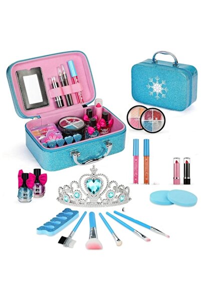 SOLTOY Set make up pentru fetite de jucarie trusa completa Frozen Princess SOLTOY®, Cutie de depozitare