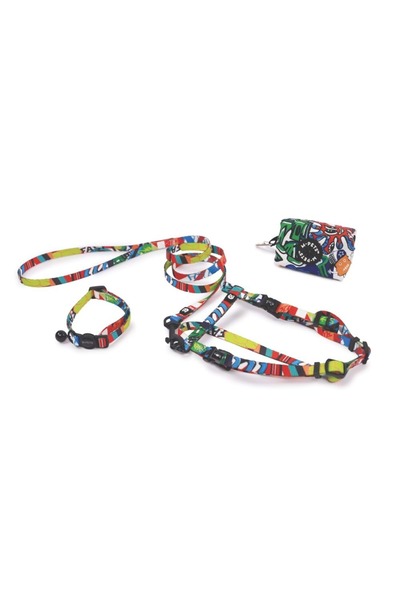M-PETS Urban Style Freestyle Cat Chest Collar Set