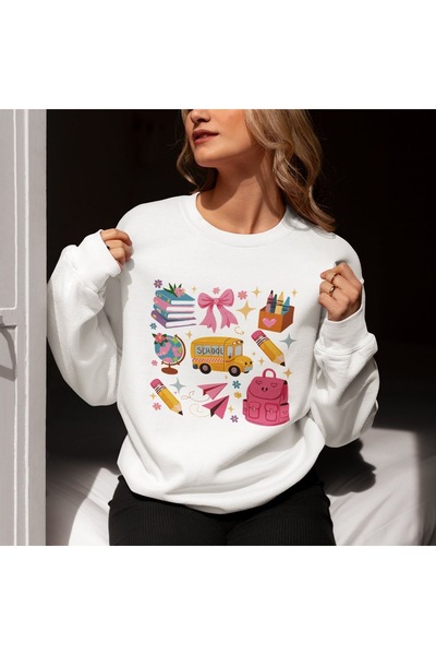 Bengi Clothing Μακρυμάνικο φούτερ με στάμπα Premium Oversize Cut