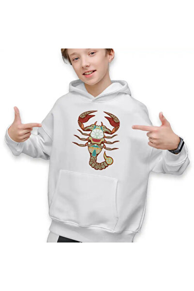 OEM Hanorac Copii Baieti Scorpion Zodiac Horoscop Scorpio Mandala Astrologie