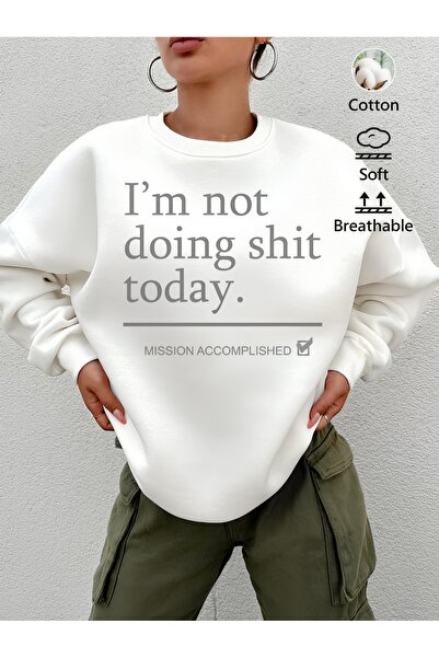 Jose Clothing Μακρυμάνικο φούτερ με στάμπα Premium Oversize Cut