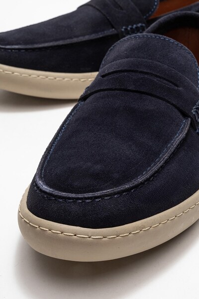 depderi Genuine Leather Men's Loafer Inner Outer Leather Men's Shoes