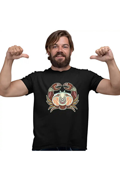 OEM Tricou Barbati Rac Zodiac Horoscop Mandala Astrologie