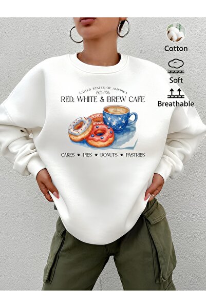 Jose Clothing Μακρυμάνικο φούτερ με στάμπα Premium Oversize Cut