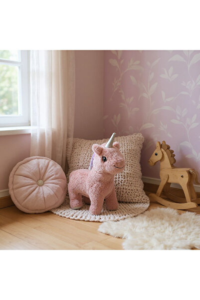 K-LAY Pembe unicorn 40 cm peluş oyuncak