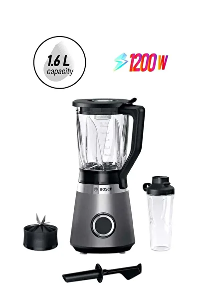 Bosch Blender, VitaPower Series 4 1.6 L 1200 W MMB6174SG Silver