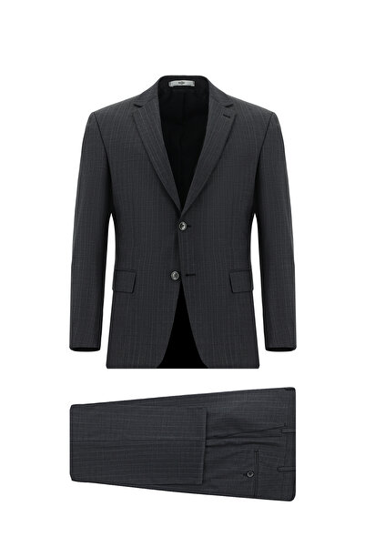 Kiğılı Regular Fit Wool Classic Striped Suit