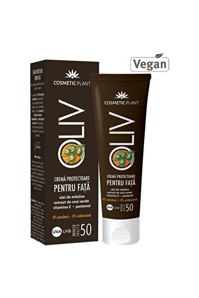 Cosmetic Plant Crema pentru fata cu protectie solara Cosmetic Plus Oliv, cu u...