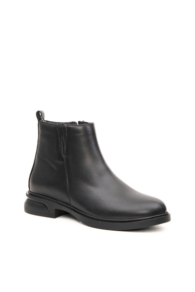 Bulls & Gulls Genuine Leather Zippered Rubber Non-Slip Sole Women's Boots