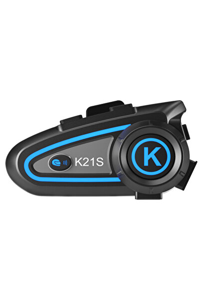 SUPORTE K21S Motosiklet Kask Interkom RGB ışıklı Eşleşmeli