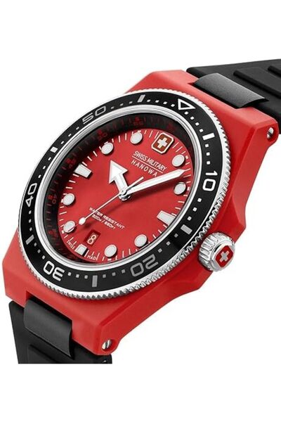 Swiss Military By Chrono HANOWA Analog Red Dial Men's Watch-SMWGN0001183