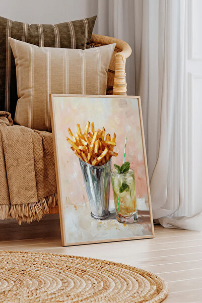 Dekorsiahome One Piece Wooden Framed Living Room Hall Kitchen Table Tk1602