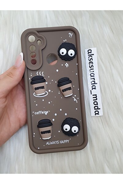 ZB Aksesuarda Moda REALME 5i - 6i - C3 UYUMLU FİGÜRLÜ SİLİKON KILIF