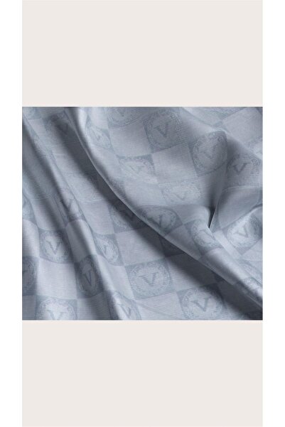 Vissona 57% Silk 43% Cotton Monogram Patterned Shawl