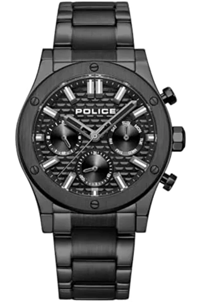Police - Polysh Watch For Men Dial With Stainless Steel Bracelet