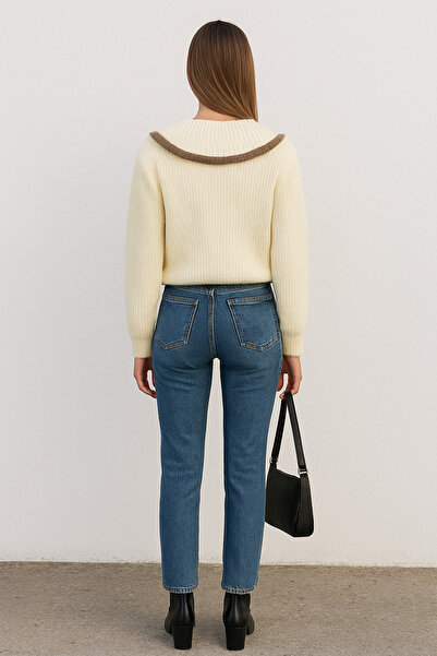 AYZEY Πλεκτό πουλόβερ με μαλακή υφή με λεπτομέρεια με κουμπιά