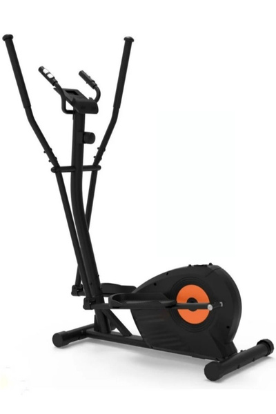 EGG Elliptical exercise bike with smart LCD screen: measures pulse via hand, ideal for workouts.