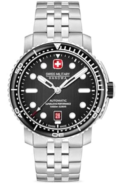 SWISS MILITARY HANOWA Maitre PLONGEUR Automatic Herrenuhr with Sapphire Glass...